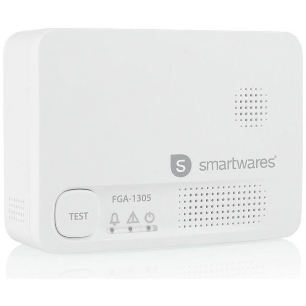 Smartwares carbon monoxide detector alarm, imported from the UK