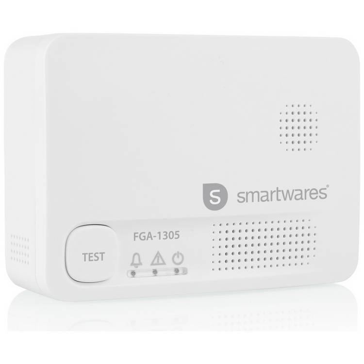 Smartwares carbon monoxide detector alarm, imported from the UK