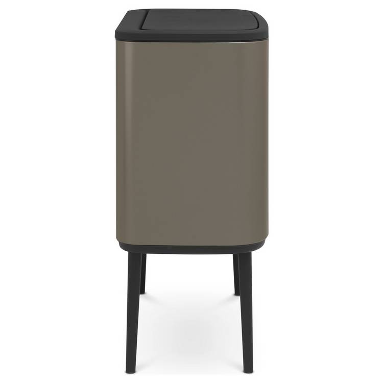 Brabantia touch top bin Dark Grey 11+23 litre, imported from the UK