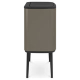 Brabantia touch top bin Dark Grey 11+23 litre, imported from the UK