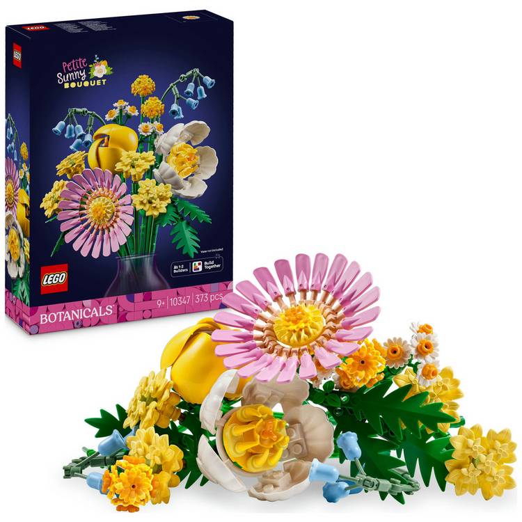 LEGO toy flowers set Petite Sunny Bouquet 373 pieces - British product
