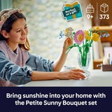 LEGO toy flowers set Petite Sunny Bouquet 373 pieces - British product