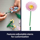 LEGO toy flowers set Petite Sunny Bouquet 373 pieces - British product
