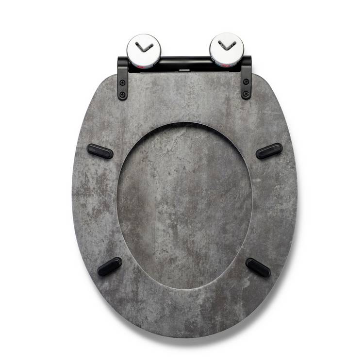 Croydex toilet seat grey, imported from the UK