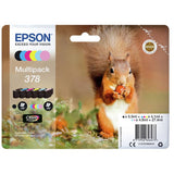 Epson 378 ink multipack black and colour, imported from the UK