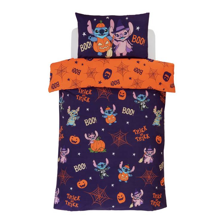 Disney Stitch Halloween bedding set single - British product