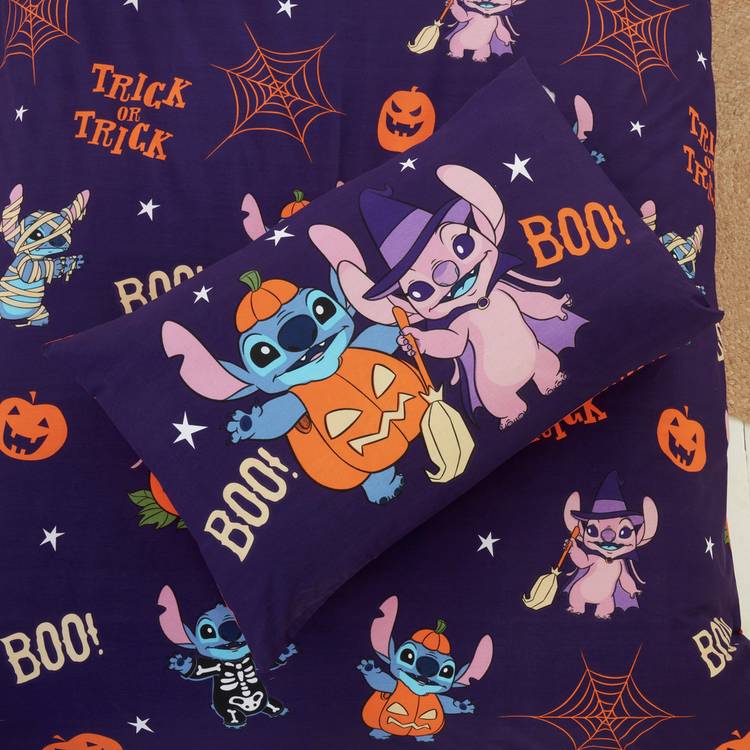 Disney Stitch Halloween bedding set single - British product