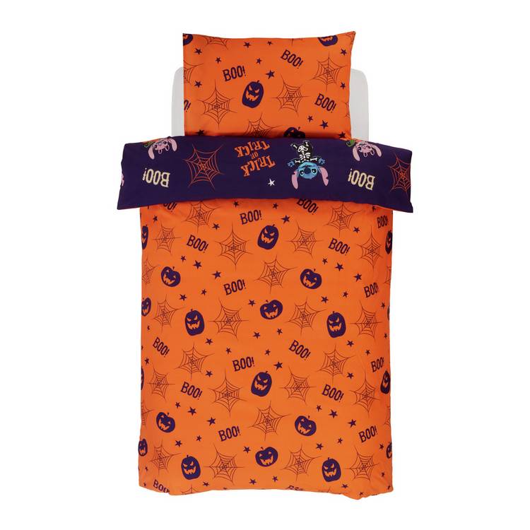 Disney Stitch Halloween bedding set single - British product
