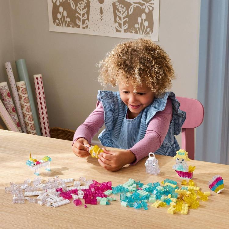 LEGO Classic Magical Transparent Box 340-piece building set (British brand)