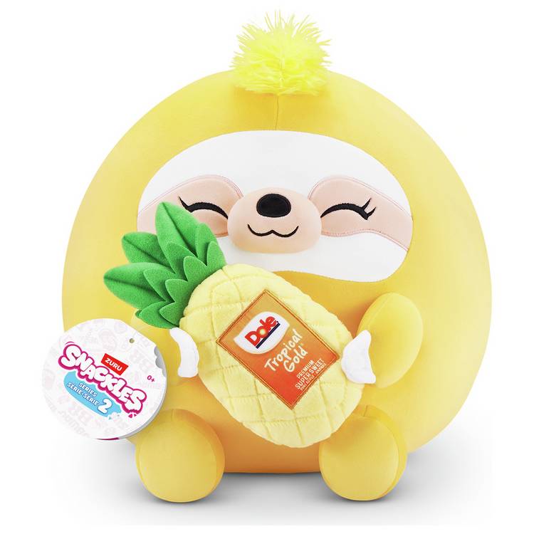 Snackles Sandy plush toy 36cm, imported from the UK