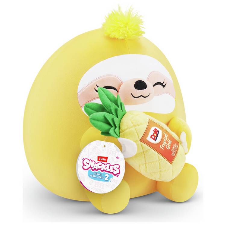 Snackles Sandy plush toy 36cm, imported from the UK
