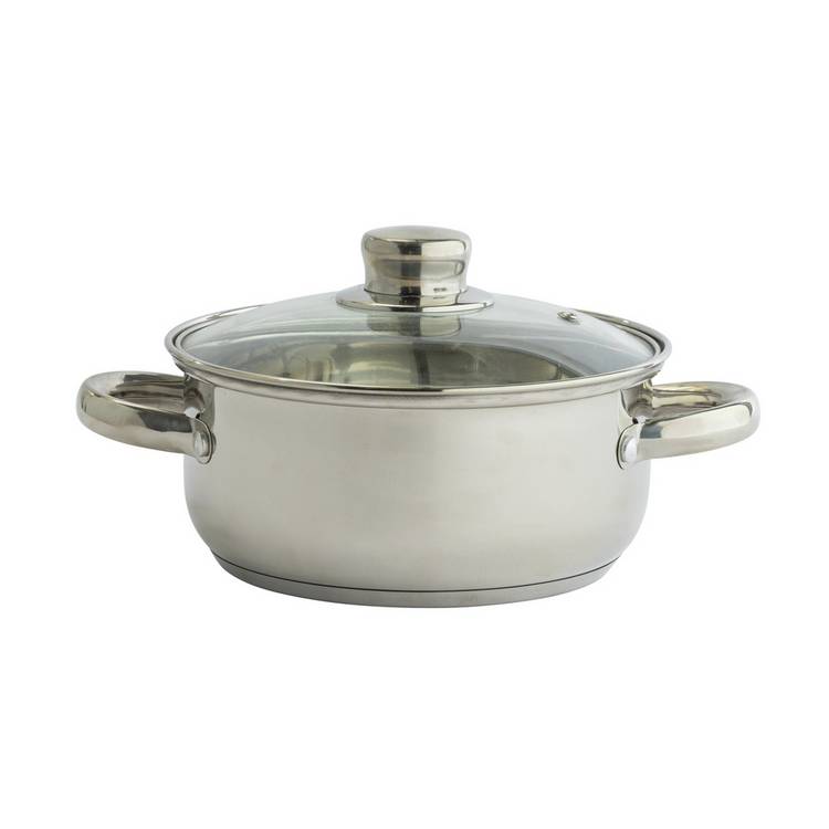 Argos Home 18cm 3 tier stainless steel kitchen steamer - British product