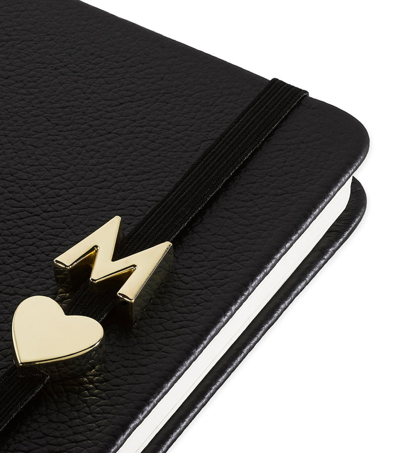 Moleskine gold-plated notebook charm with screw and screwdriver, imported from the UK