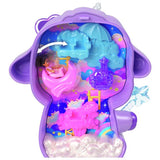 Polly Pocket Lamb Compact playset with micro doll and unicorn, UK version