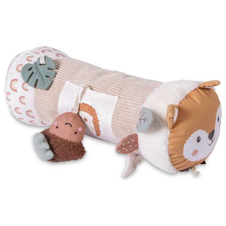 Red Kite Tummy Time Roller Woodland Walk baby sensory toy (British brand)