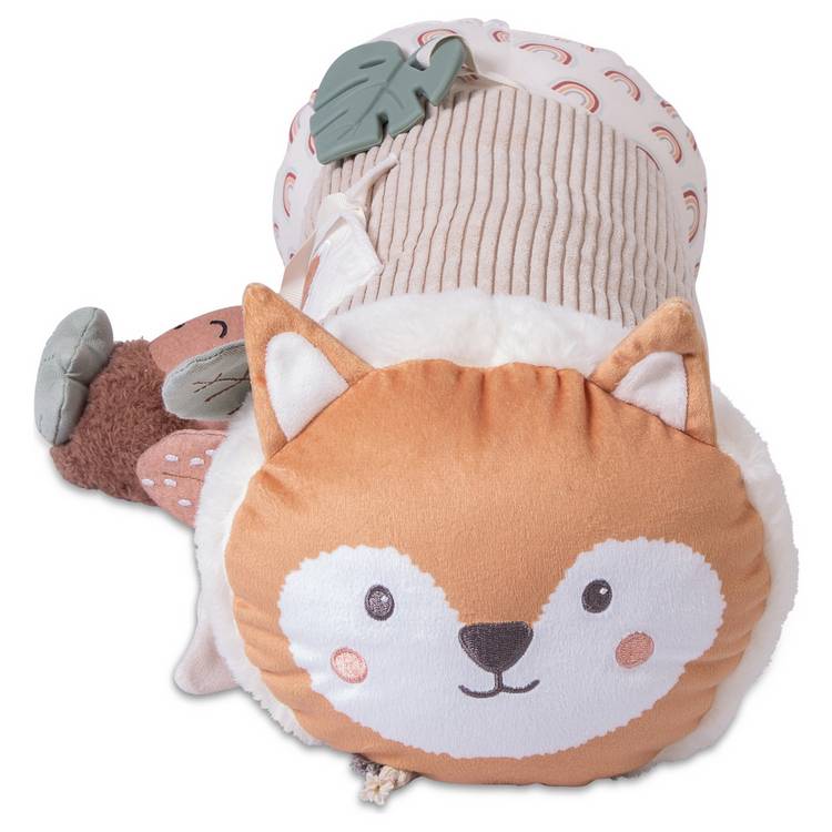 Red Kite Tummy Time Roller Woodland Walk baby sensory toy (British brand)