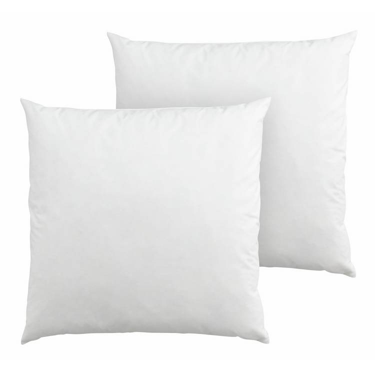 Argos Home feather cushion pads 2-pack 43x43cm (British brand)