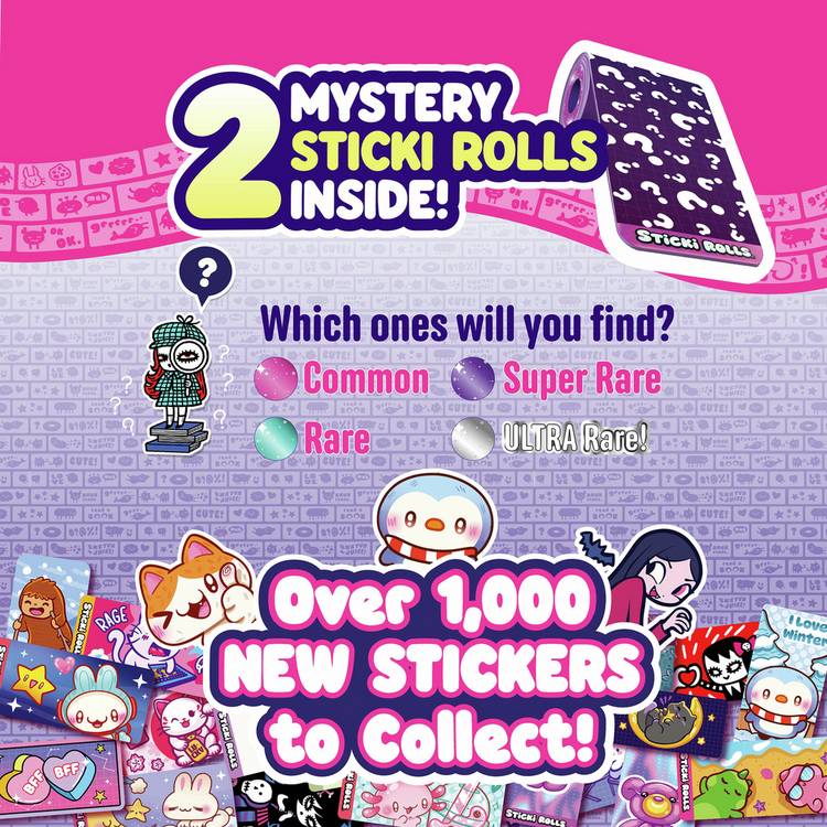 Sticki Rolls sticker band Single Pack S2, UK version
