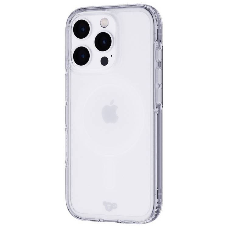 Tech21 EvoClear clear case for iPhone 16 Pro, imported from the UK