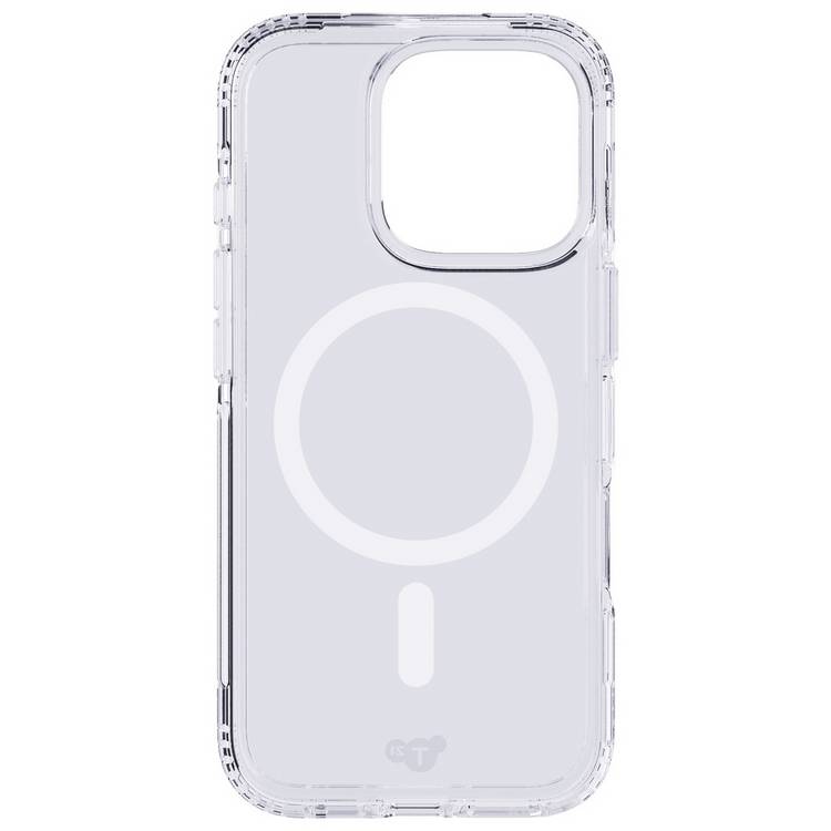 Tech21 EvoClear clear case for iPhone 16 Pro, imported from the UK