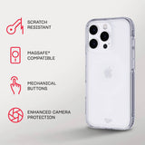 Tech21 EvoClear clear case for iPhone 16 Pro, imported from the UK