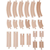 Chad Valley wooden train extension pack 20 pieces (British brand)