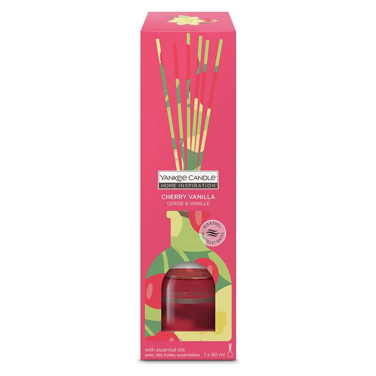 Yankee reed diffuser Cherry Vanilla 90ml, imported from the UK