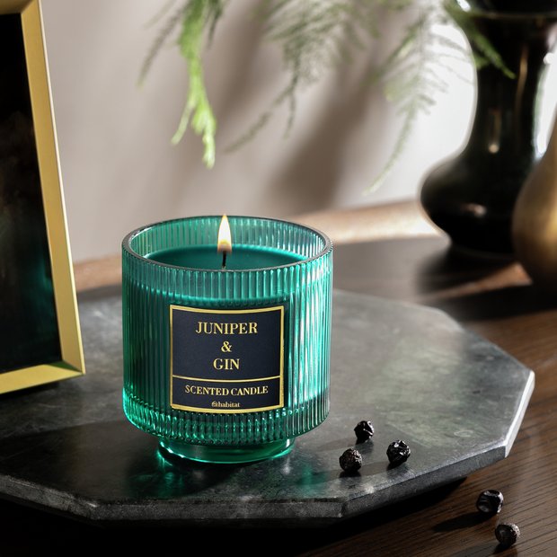 Habitat Juniper & Gin candle, imported from the UK