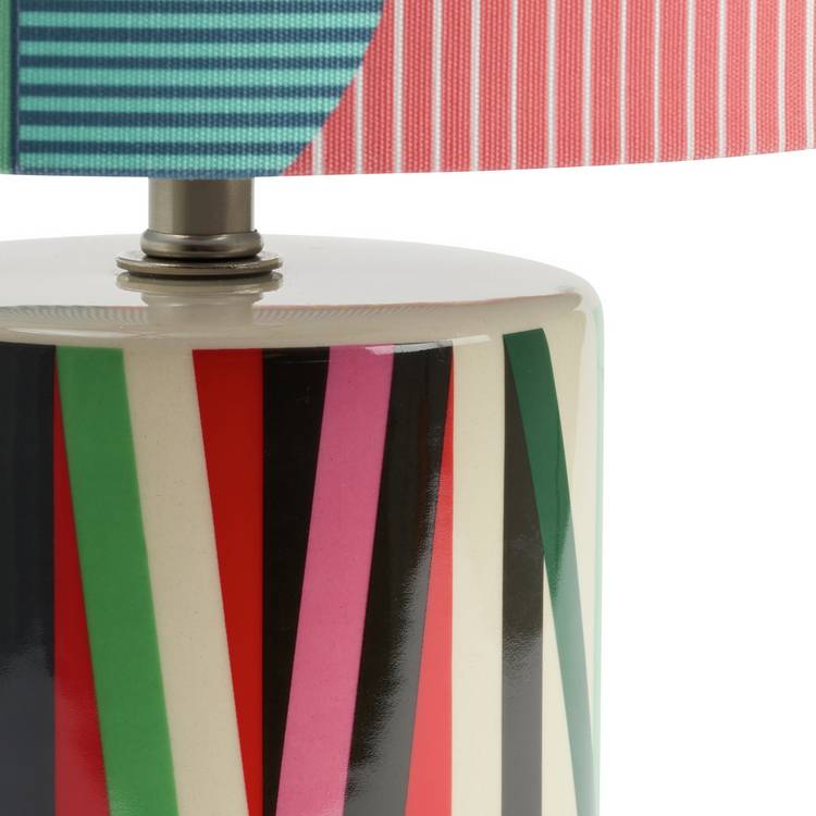 Margo Selby Ned ceramic small table lamp multicoloured (British brand)