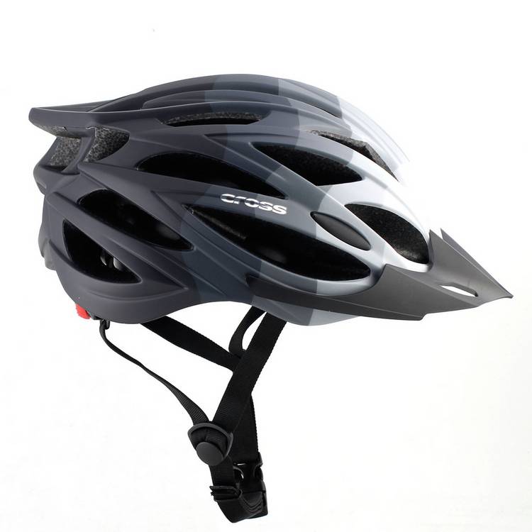 Cross bike helmet grey 58-61cm - British product