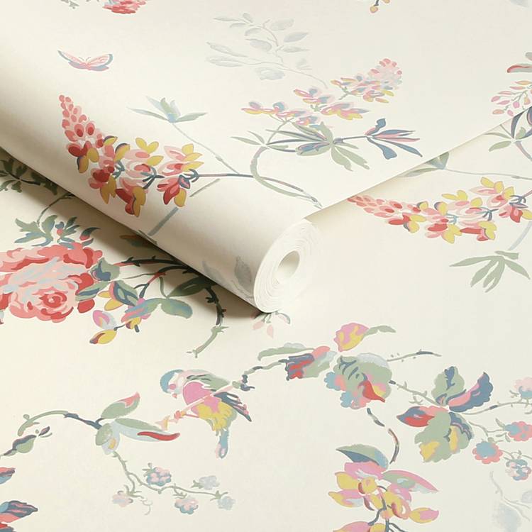 Cath Kidston Birds and Roses Spring wallpaper, UK version