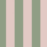 Cath Kidston stripe wallpaper fern green pink, imported from the UK