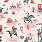 Cath Kidston Cowgirls Pink wallpaper (British brand)