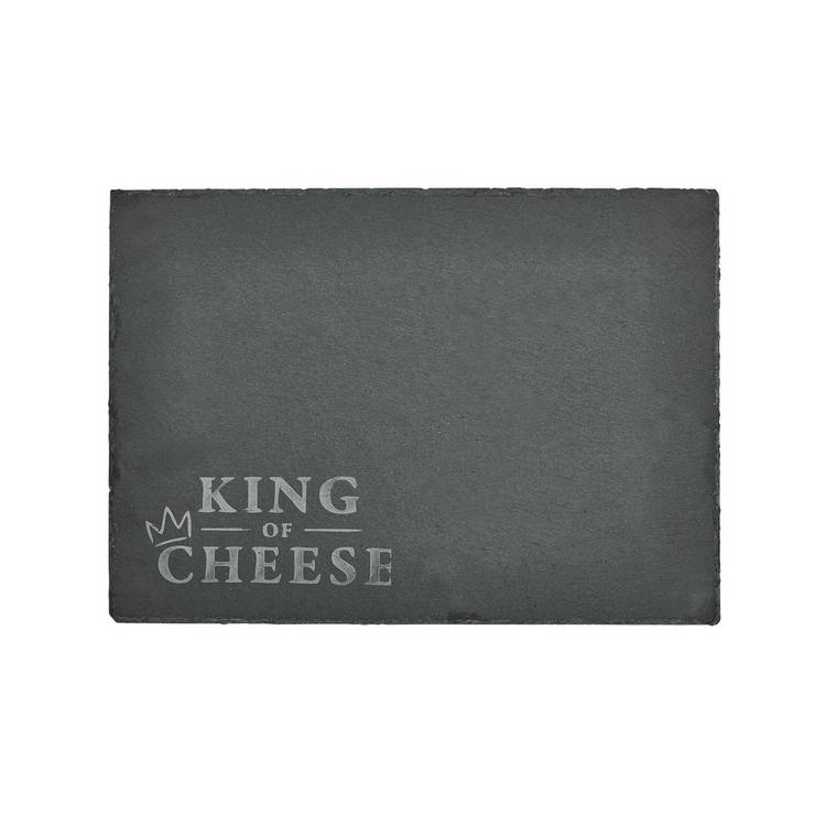 Home King of Cheese slate cheeseboard - British product