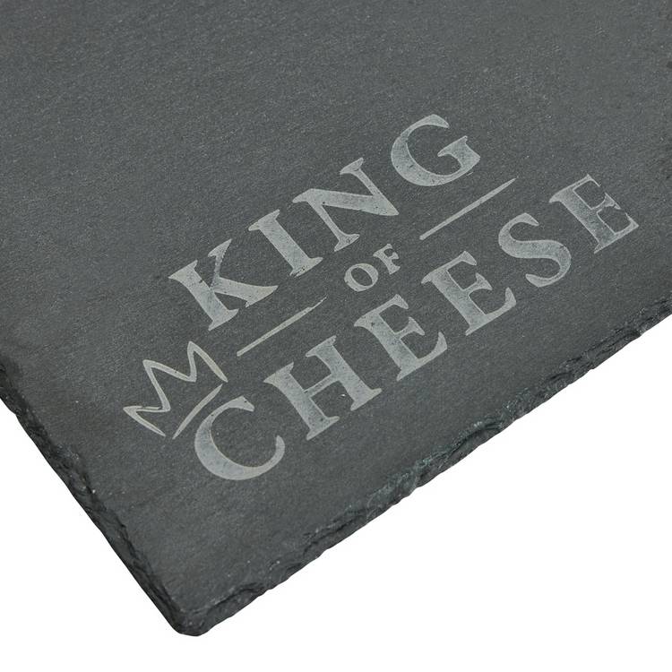 Home King of Cheese slate cheeseboard - British product