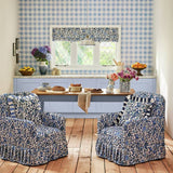 Argos Cath Kidston Painted Home Gingham Blue Matte Wallpaper- Buy online at McGrocer