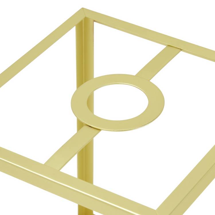 Argos Home brass carriage easy fit lampshade 22cm (British brand)