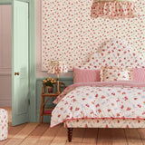 Argos Cath Kidston Rose & Bows Cream Wallpaper- Buy online at McGrocer