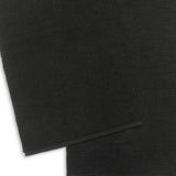 Habitat ribbed cotton table runner black 220cm - British product