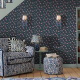 Argos Cath Kidston Rose & Bows Navy Blue Wallpaper- Buy online at McGrocer