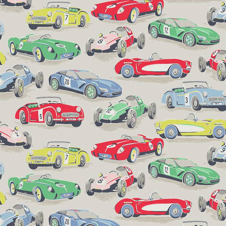 Cath Kidston vintage car wallpaper roll 52cm x 10m (British brand)