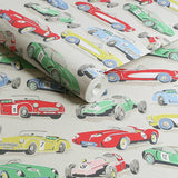Cath Kidston vintage car wallpaper roll 52cm x 10m (British brand)