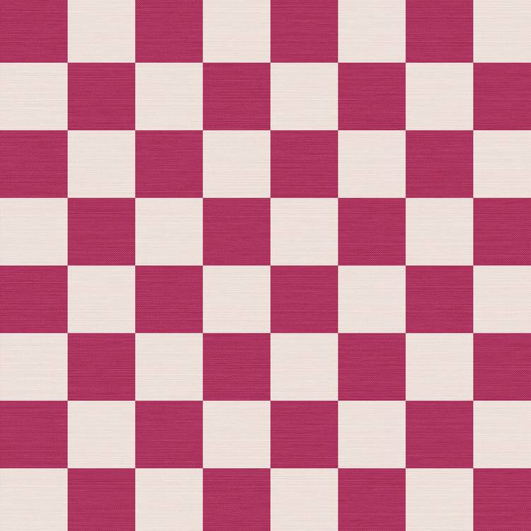 Envy wallpaper raspberry pink check pattern - British product