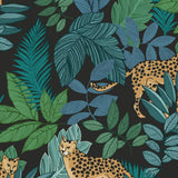 Envy Cheetin Night Jungle wallpaper with cheetah print, UK version
