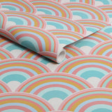 Envy Curve Sky themed wallpaper multicoloured roll - British product