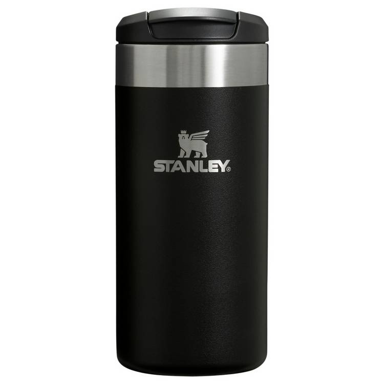 Stanley Aerolight Black travel mug 350ml, imported from the UK