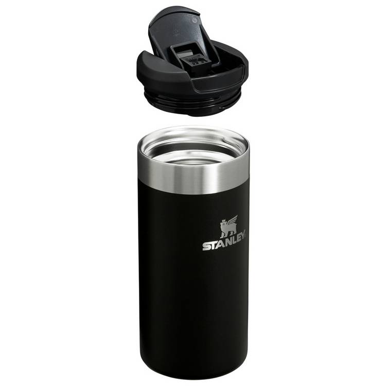 Stanley Aerolight Black travel mug 350ml, imported from the UK