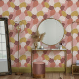 Envy Mood Peachy Pink wallpaper roll, imported from the UK