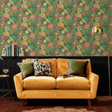 Argos Envy Oopsy Daisy Ochre Multicoloured Wallpaper 52cm x 10m- Buy online at McGrocer