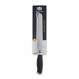 Tower soft grip bread knife black and silver 20cm, imported from the UK